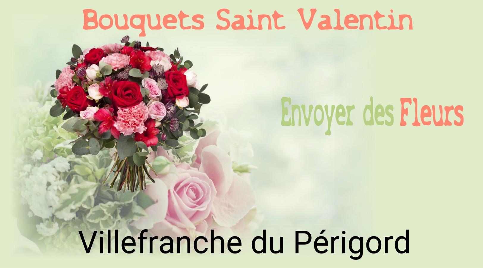 Roses de Saint-Valentin livrées à Villefranche-du-Périgord